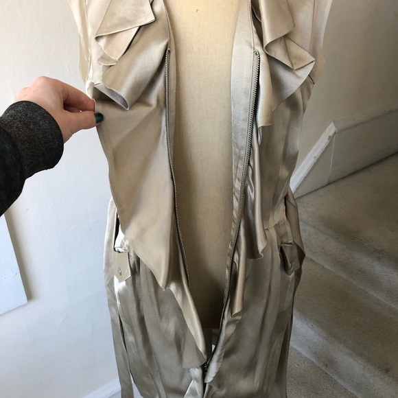 Cynthia Steffe Utility Ruffle Zip Front Mini Dress - Picture 5 of 9